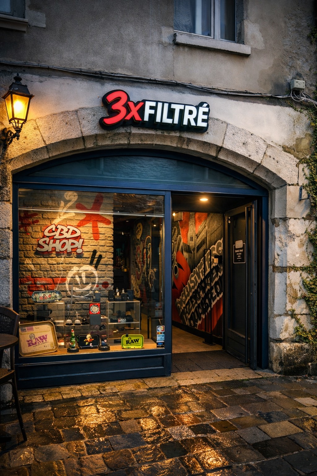 Devanture boutique 3xFiltré Bourg-en-Bresse