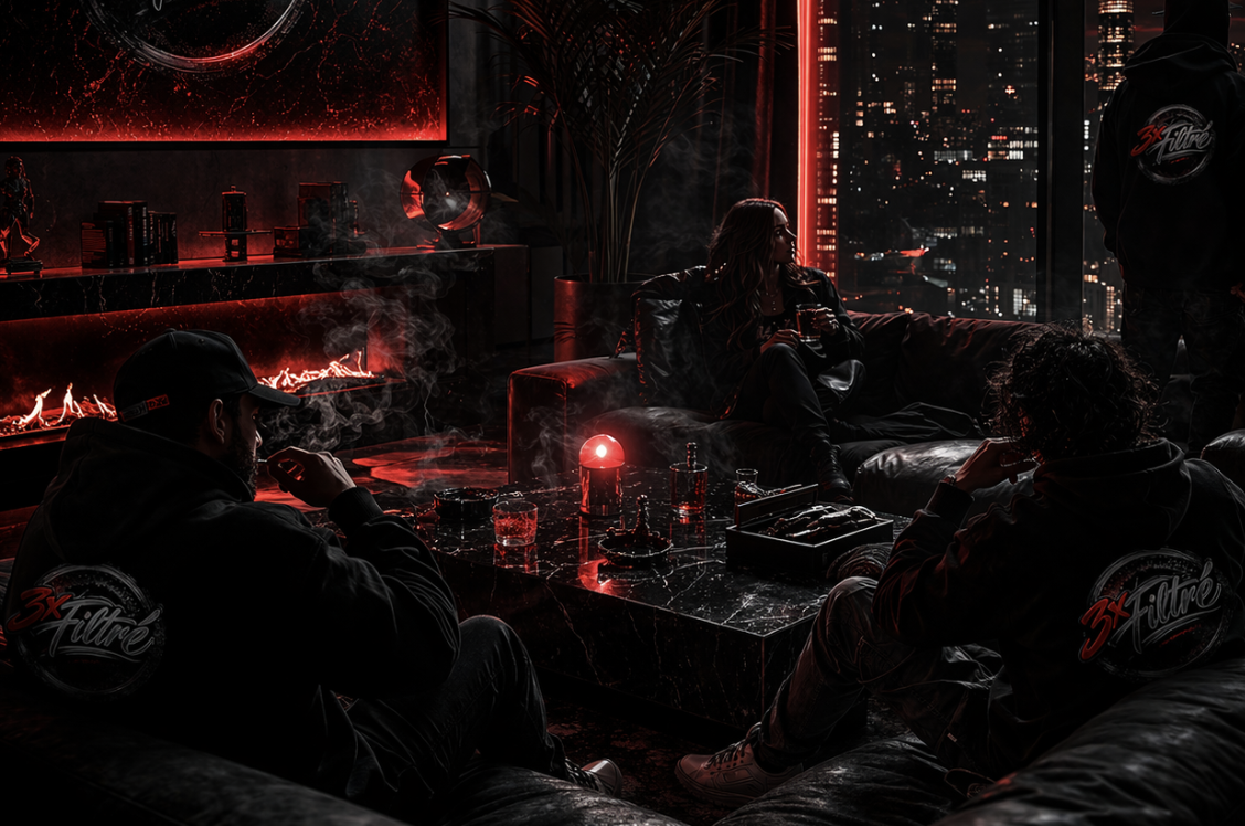 L'équipe 3xFiltré — ambiance dark room