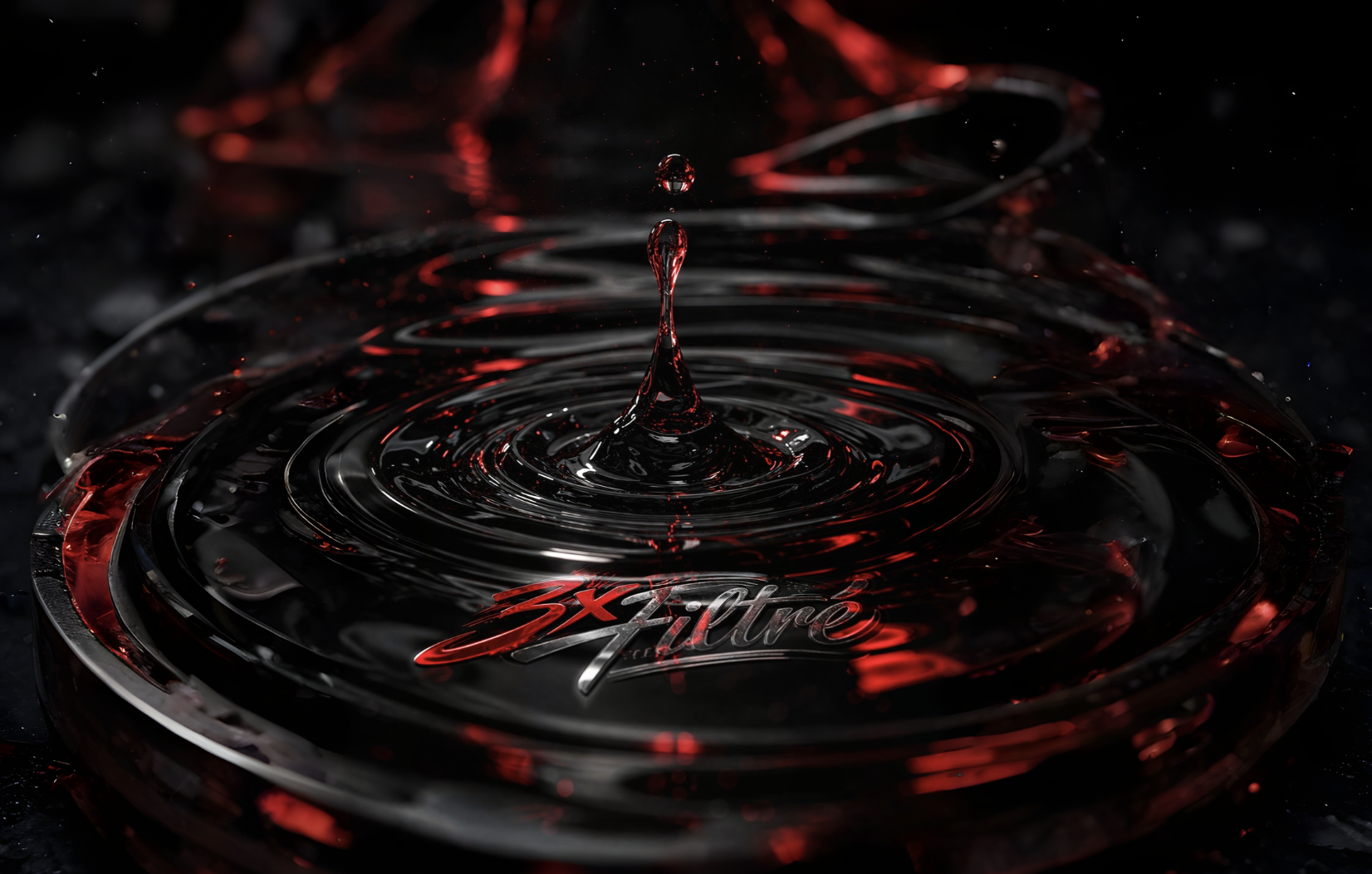 Vinyle 3xFiltré — identité visuelle eau